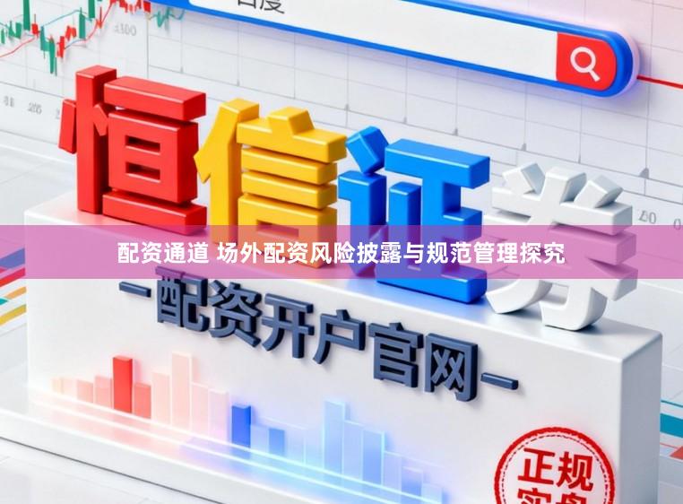 配资通道 场外配资风险披露与规范管理探究